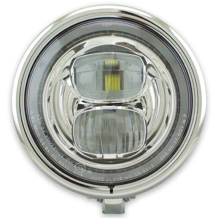LED-Scheinwerfer Pearl 5-3/4 chrom LED-Scheinwerfer Pearl 5-3/4 chrom