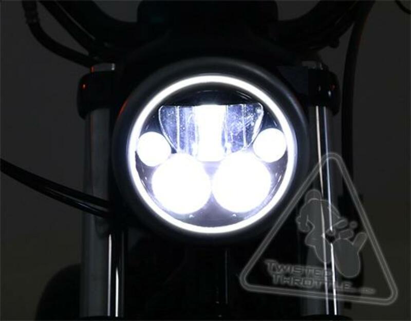 DENALI Scheinwerfer M5 LED Ø 145 mm schwarz Chrom
