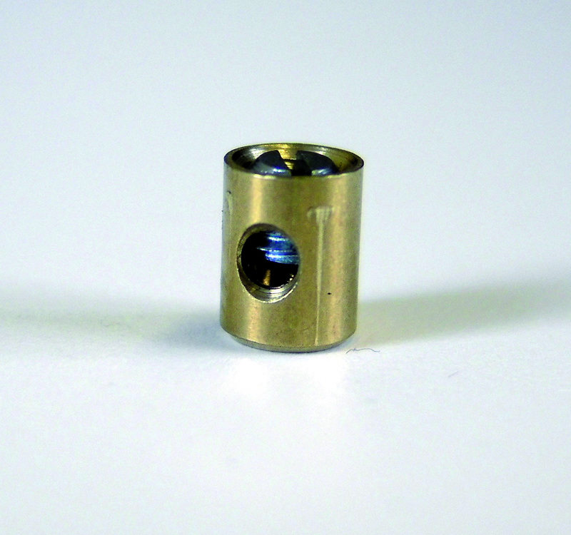 VENHILL Klemm-Zugnippel zylindrisch - MESSING 5,5X7,2MM VENHILL Klemm-Zugnippel zylindrisch - MESSING 5,5X7,2MM