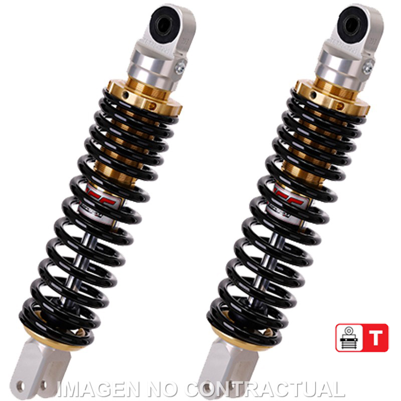 Federbein E302-Serie Stereo hinten passend für Honda SES 125/150 Dylan, SH 125-250, SYM HD200 TE302-300T-01AL-38