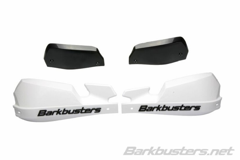 BARKBUSTERS VPS MX Handschutz Kunststoff Set Nur Weiß/Schwarz Deflektor