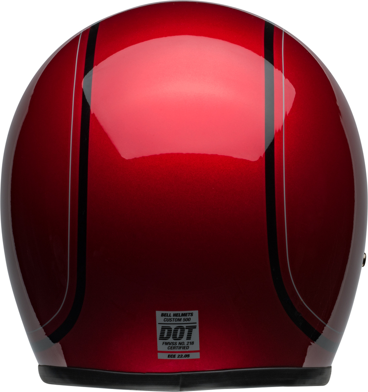 BELL Custom 500 Helm - Chief Gloss Gloss Candy Red