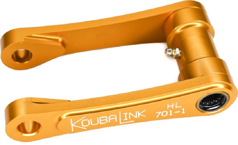 KOUBALINK Tieferlegungssatz (25.4 mm) Gold - Husqvarna 701 Enduro KOUBALINK Tieferlegungssatz (25.4 mm) Gold - Husqvarna 701 Enduro