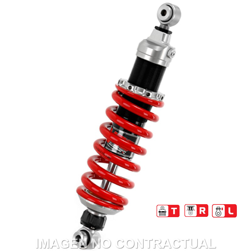 Federbein Z456-Serie Mono hinten passend für Kawasaki ZXR 750 R (88-89) MZ456-365TRL-15-85