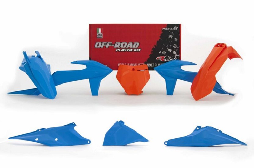 RACETECH Plastik-Kit vintage blau/orange passend für KTM SX/SX-F RACETECH Plastik-Kit vintage blau/orange passend für KTM SX/SX-F