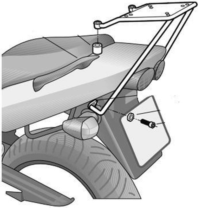 SHAD Top Master Montagesatz - passend für Kawasaki SHAD Top Master Montagesatz - passend für Kawasaki