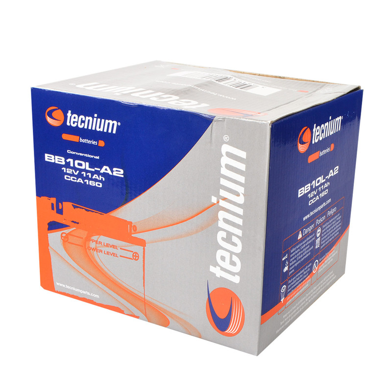 TECNIUM Blei/Säure Batterie mit Säurepack - BB10L-A2 TECNIUM Blei/Säure Batterie mit Säurepack - BB10L-A2