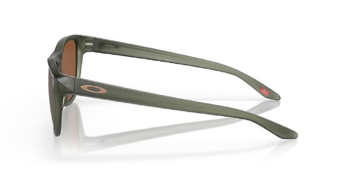 OAKLEY Manorburn Sonnenbrille - Prizm Tungsten polarisierende Gläser, mattierter Olive Ink Rahmen