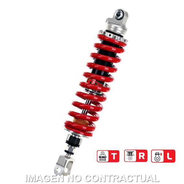 Federbein Z456-Serie Mono hinten passend für Yamaha TT 600 R (97-04) MZ456-400TRL-07-85