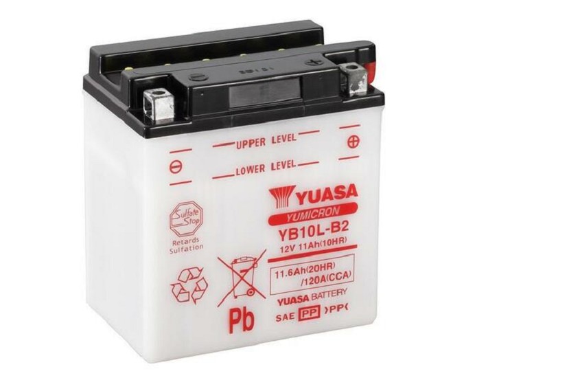 YUASA Blei/Säure Batterie ohne Säurepack - YB10L-B2 YUASA Blei/Säure Batterie ohne Säurepack - YB10L-B2
