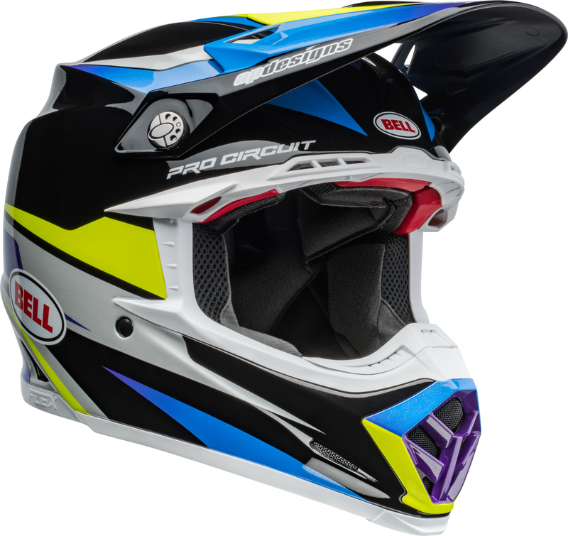 BELL Moto-9S Flex Helm - Pro Circuit 24 Gloss Black/Blue