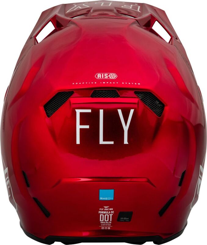 FLY RACING Formula CC Centrum Helmet Metallic Red/White MD