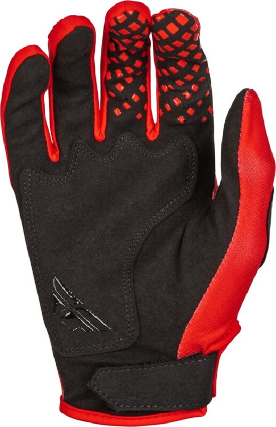 FLY RACING Kinetic Center Jugend Handschuhe- Rot/Schwarz