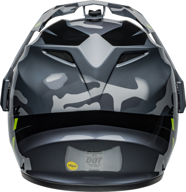 BELL MX-9 Adventure MIPS Helm - Alpine Gloss Met Gray/Camo