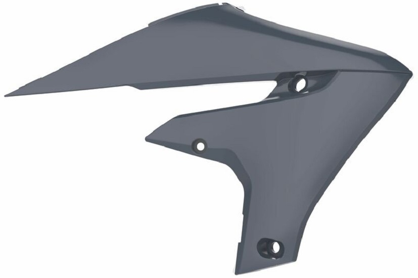 POLISPORT Kühlerspoiler seitlich Nardo-Grau passend für Yamaha YZ450F