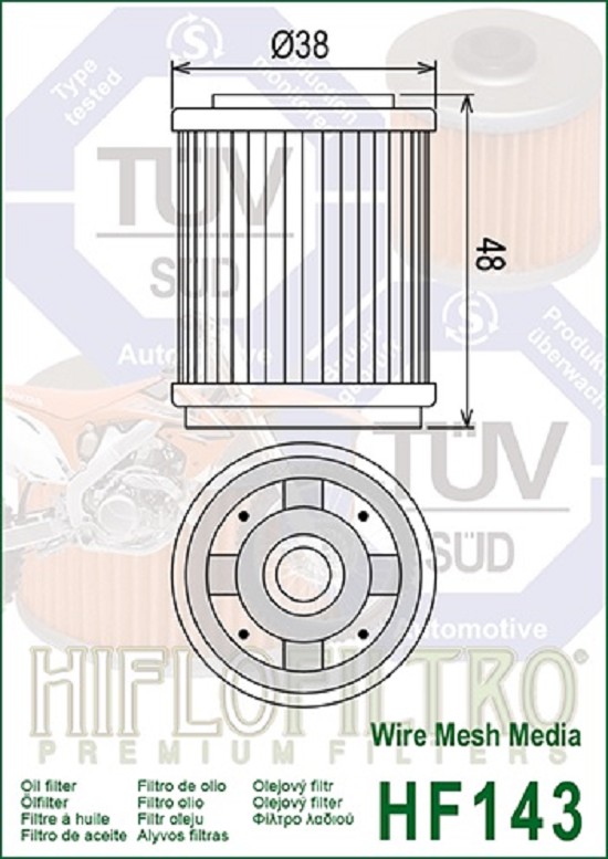 Hiflo Ölfilter HF143