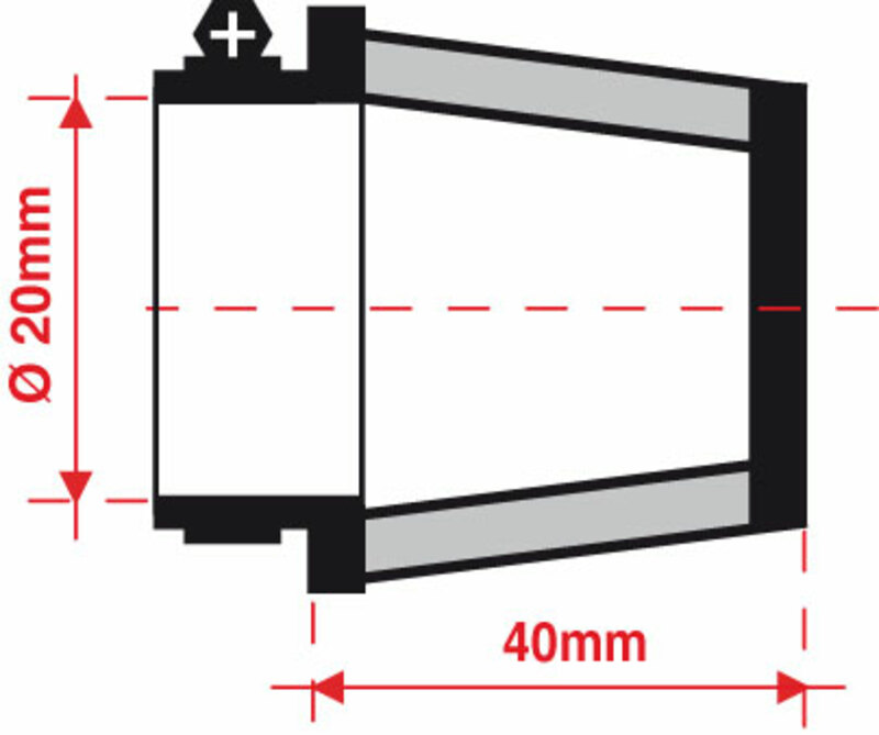 BMC Entlüftungsfilter Ø 20 mm - FBSA20-40 BMC Entlüftungsfilter Ø 20 mm - FBSA20-40