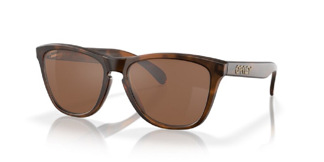 OAKLEY Frogskins Sonnenbrille Mattbraun - Glas Braun