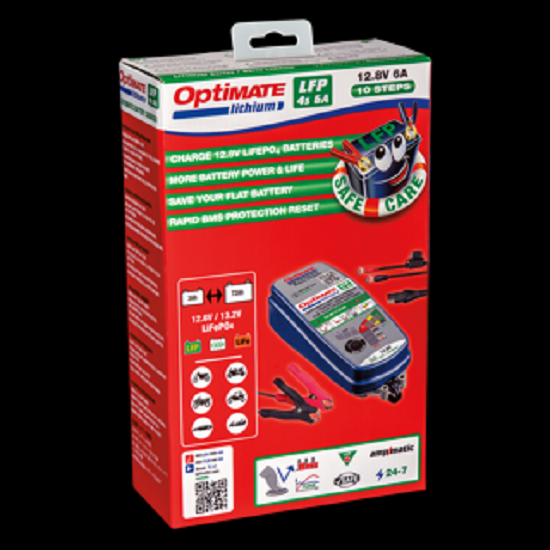 Batterieladegerät OptiMATE Lithium 4S 6A 10-stufig, 12.8V/13.2V, 6A Lithium