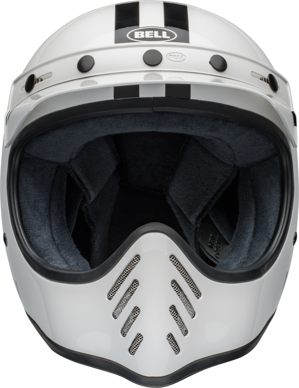 BELL Moto-3 Helm - Steve McQueen Gloss White/Black