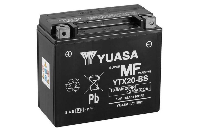 YUASA Wartungsfreie Batterie mit Säurepack - YTX20-BS YUASA Wartungsfreie Batterie mit Säurepack - YTX20-BS