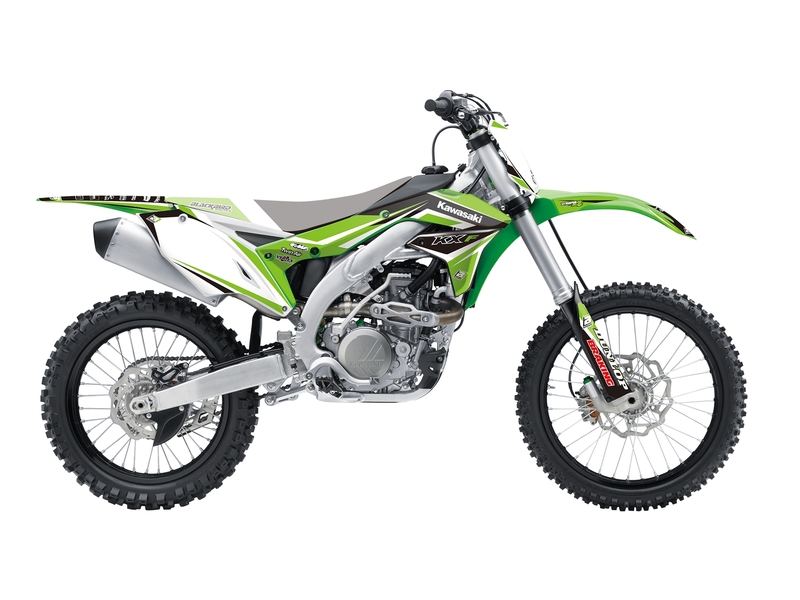BLACKBIRD Dream Graphic 4 Deko-Kit passend für Kawasaki KX450F BLACKBIRD Dream Graphic 4 Deko-Kit passend für Kawasaki KX450F