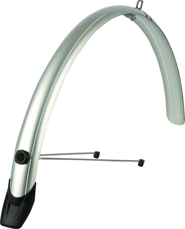 POLISPORT Set Of Mudguards Towny 28/51mm - Silver