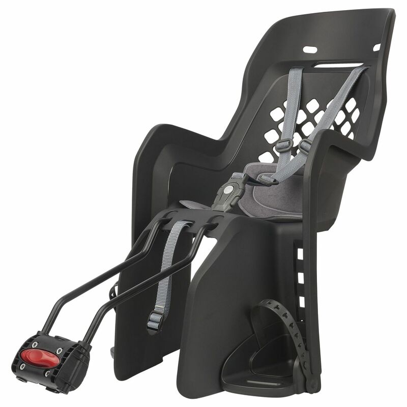 POLISPORT Joy FF 29 Rear Child Bike Seat Frame Mounting - Dark Gray/Dark Gray