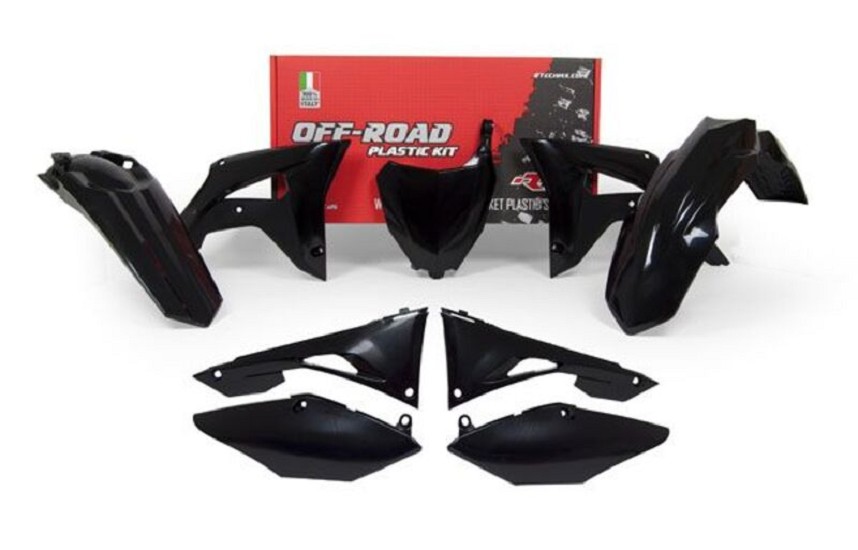 RACETECH Revolution Plastic Kit - Black passend für Honda CRF