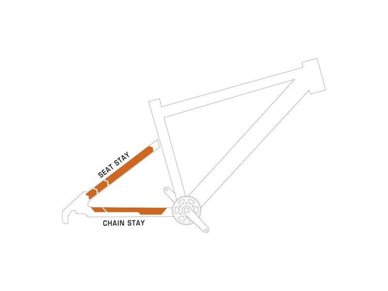 ALGIS Texture Chain Guards Kit - Clear