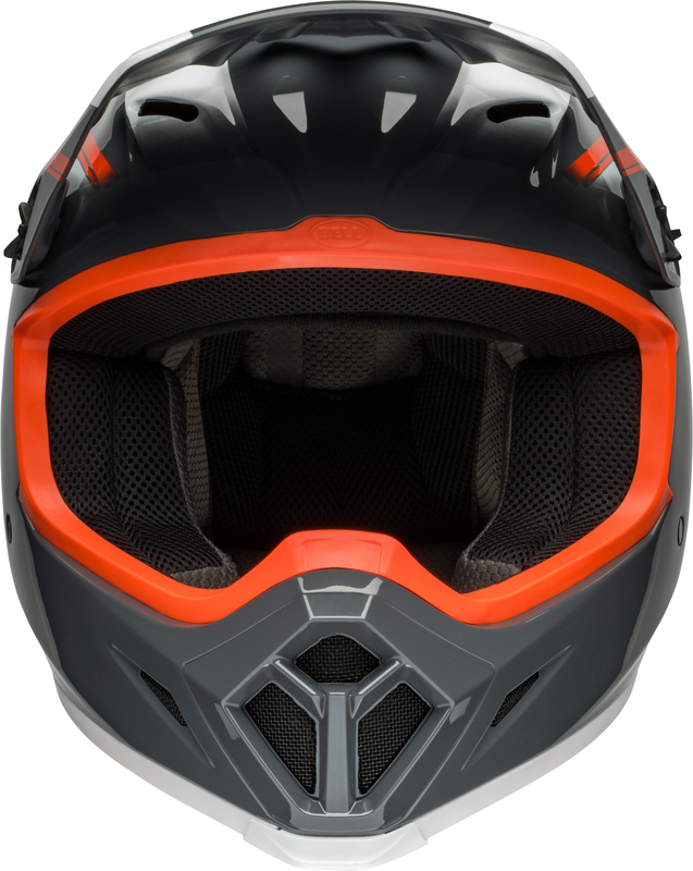 BELL MX-9 Mips Helm - Dart Gloss Charcoal/Orange