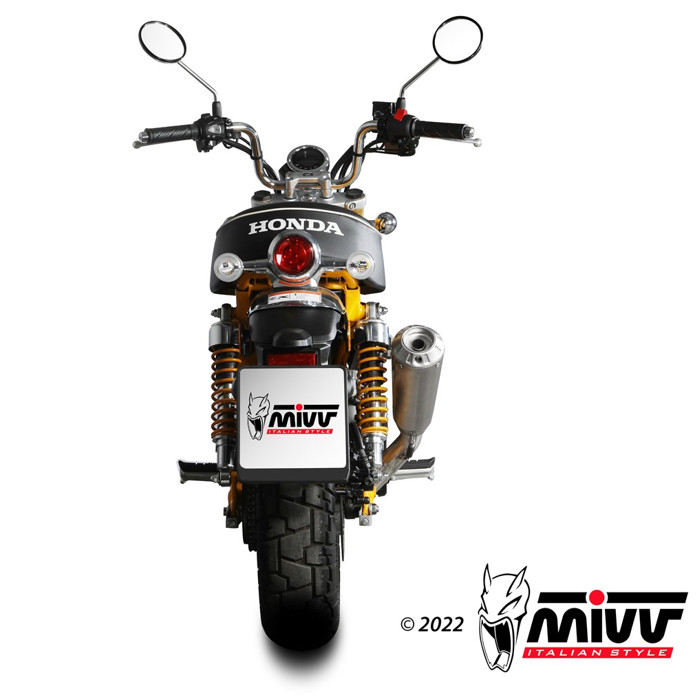 MIVV X-M1 SLIP-ON passend für Honda MONKEY 125 18-24