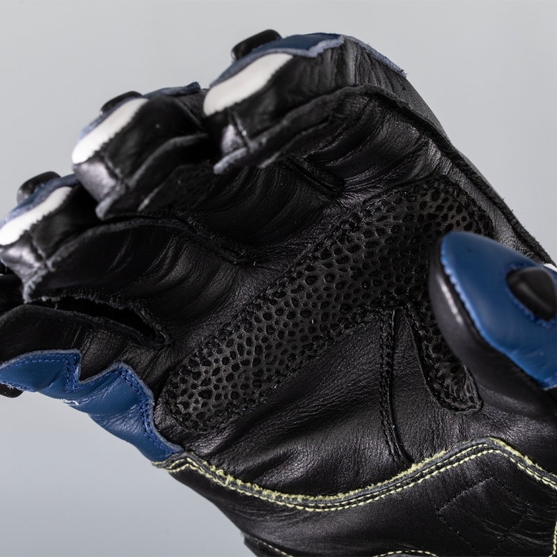 RST TracTech Evo 4 Leder Handschuhe - Blau/Weiß/Schwarz
