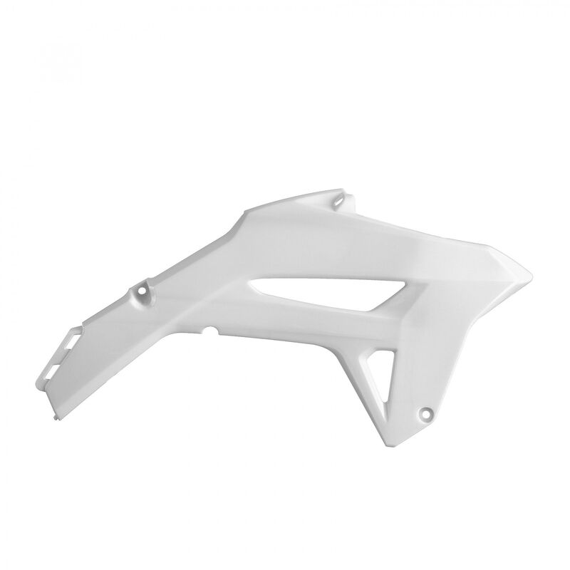 POLISPORT Kühlerspoiler seitlich Weiß passend für Honda CRF450R