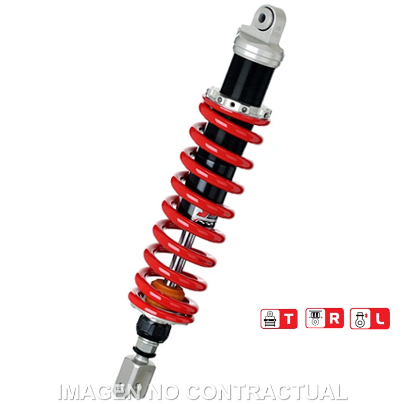 Federbein Z456-Serie Mono hinten passend für Kawasaki KLX 650 C (93-95) MZ456-445TRL-01-85