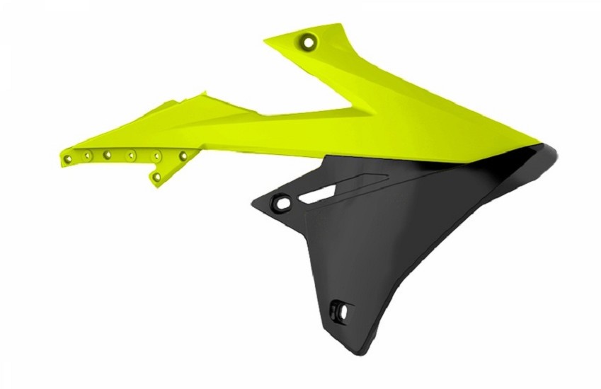 POLISPORT Kühlerspoiler seitlich - Neongelb passend für Suzuki RM-Z450