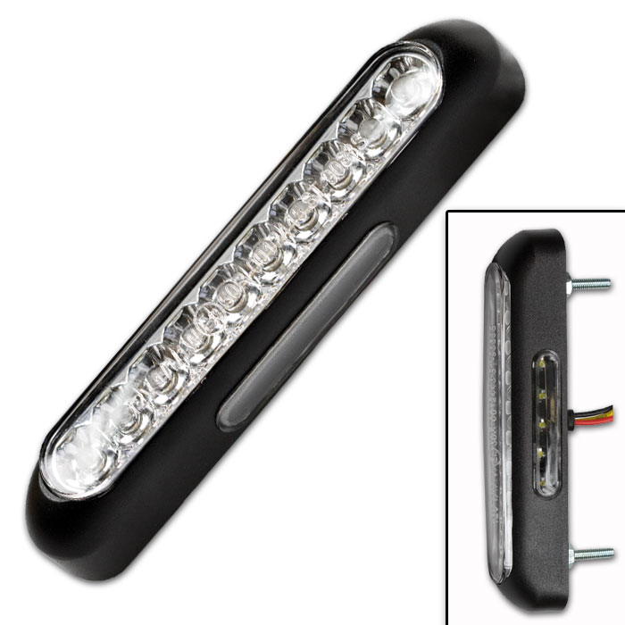 LED-Rücklicht Line schwarz klar mit KZB