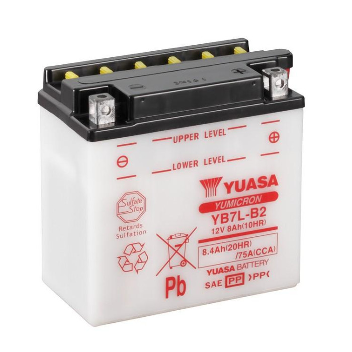 Batterie YUASA YB7L-B2 8 AH