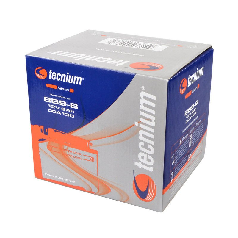 TECNIUM Blei/Säure Batterie mit Säurepack - BB9-B