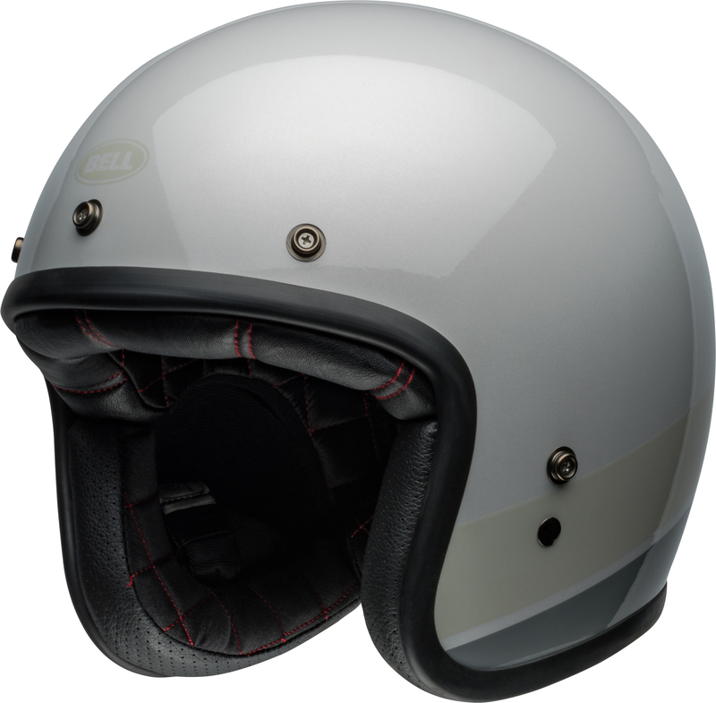 BELL Custom 500 Helm - Gloss Silver Flake