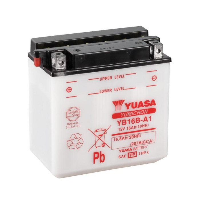 Batterie YUASA YB16B-A1 16 AH Batterie YUASA YB16B-A1 16 AH