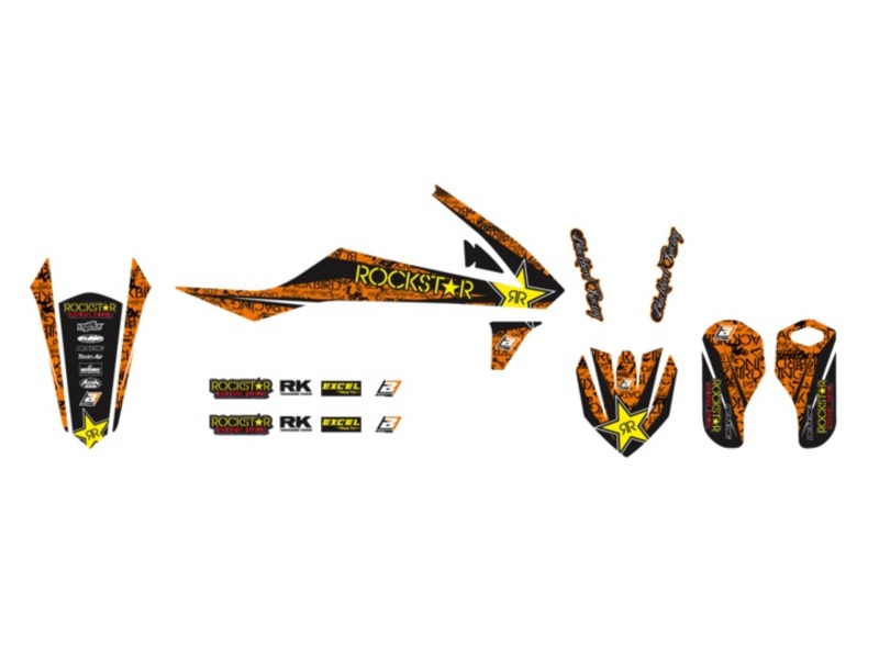 BLACKBIRD Rockstar Energy Deko-Kit passend für KTM SX85