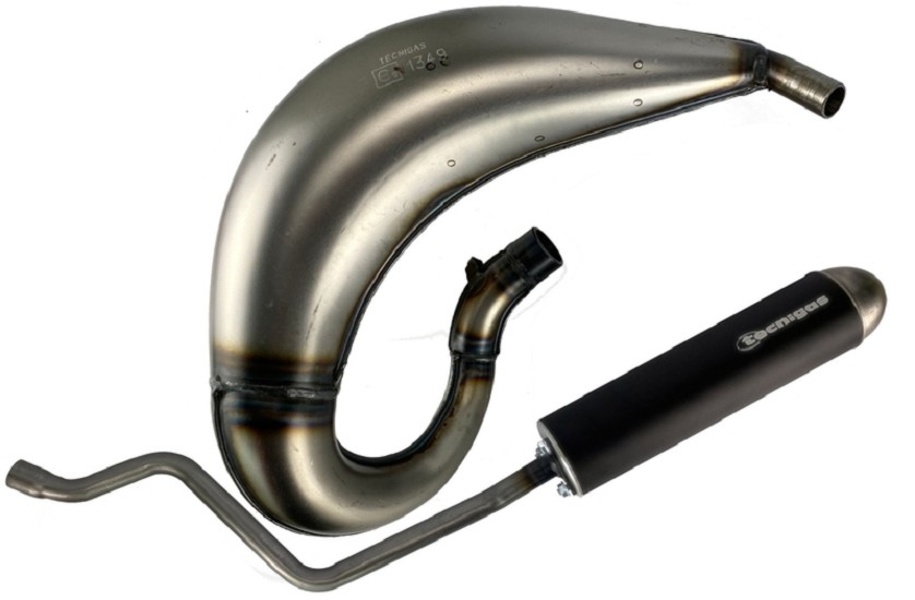 TECNIGAS E-Nox komplette Auspuffanlage - Aluminium schwarz CPI SM/SX 50