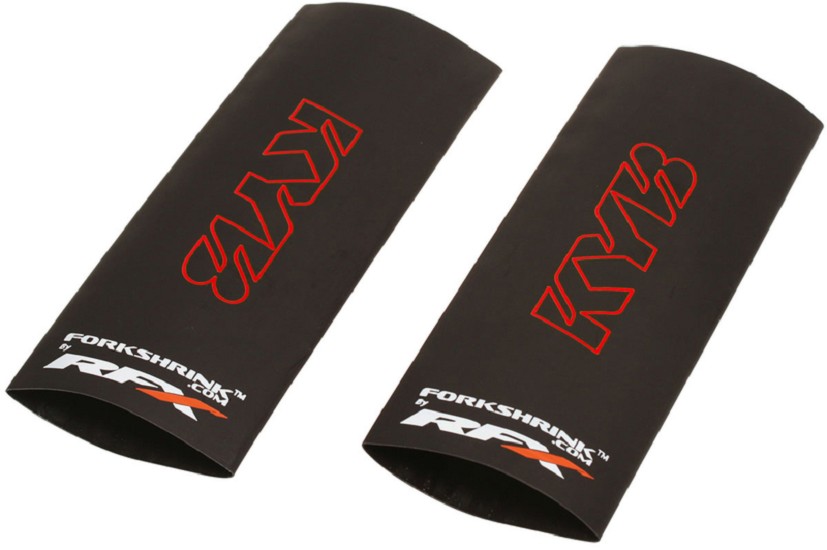 RFX Race Series Gabelschrumpfschlauch - Schutz für die Gabel mit KYB Logo - Rot