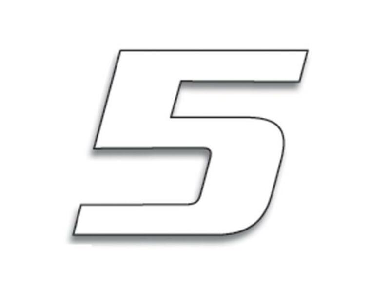 RENNNUMMERN WEISS 5 RENNNUMMERN WEISS 5