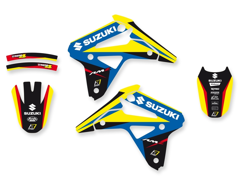 BLACKBIRD Dream Graphic 4 Deko-Kit passend für Suzuki RM-Z450