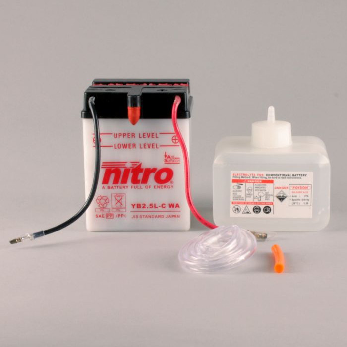 Batterie Nitro YB2,5L-C 2,5AH Batterie Nitro YB2,5L-C 2,5AH