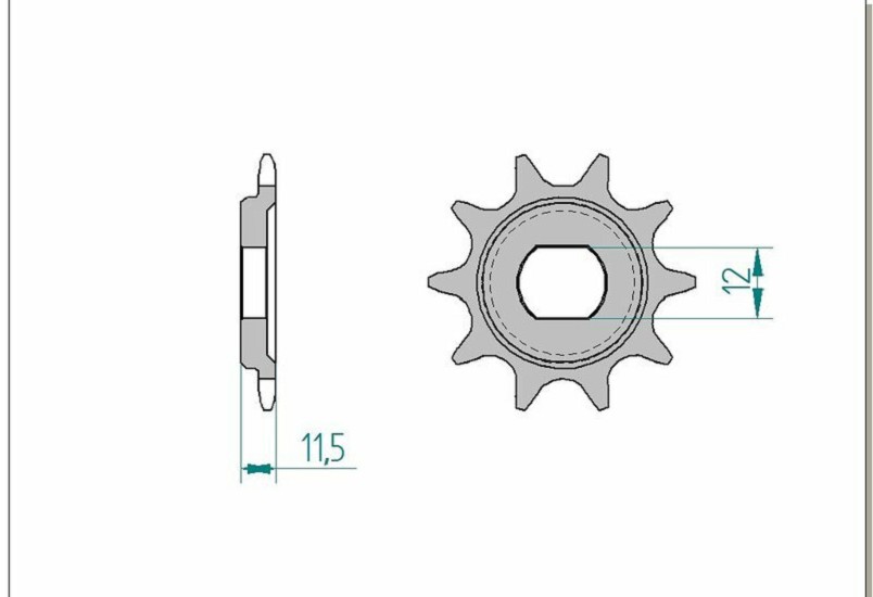 AFAM Standard Stahlritzel vorne 94123 - 420