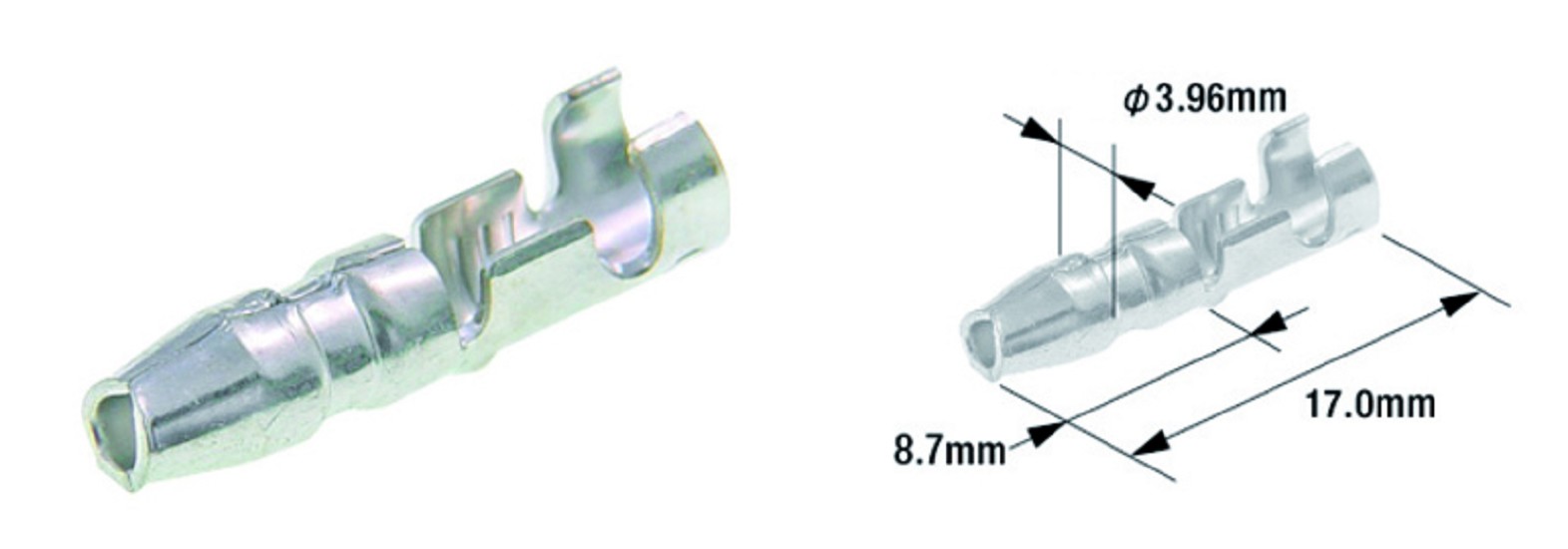 TOURMAX Quetschverbinder männlich rund universal TOURMAX Quetschverbinder männlich rund universal
