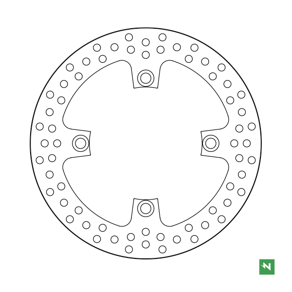 Bremsscheibe DF5276A (5 mm) ,starr Ø aussen/innen: 240/116,8 mm, Lochkreis: 135 mm 4-Loch (10,7 mm) Bremsscheibe DF5276A (5 mm) ,starr Ø aussen/innen: 240/116,8 mm, Lochkreis: 135 mm 4-Loch (10,7 mm)